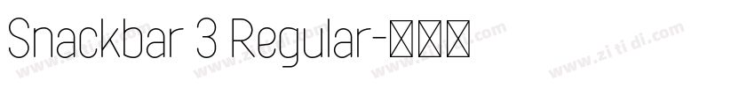 Snackbar 3 Regular字体转换